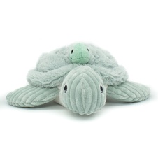 PTIPOTOS Plush turtle Savenou mint - mother with baby