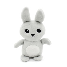 PTIPOTOS Plush rabbit Toudou gray - mother with baby