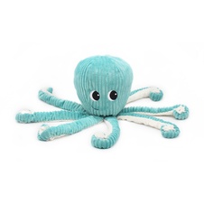 PTIPOTOS Plush octopus Filou blue - mother with baby