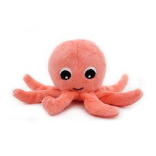 PTIPOTOS Plush octopus Filou coral - mother with baby
