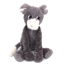 PTIPOTOS Plush donkey Poitou gray - mother with baby