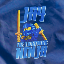 LEGO Ninjago Jay - vrecko na prezúvky