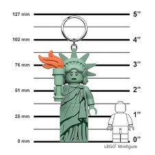 LEGO Minifigures Keychain Light Statue of Liberty