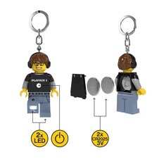 LEGO® Minifigures™ Keychain Light Video Game Guy