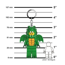 LEGO® Minifigures™ Keychain Light Green Dragon Girl