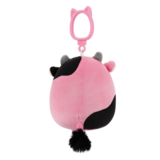 SQUISHMALLOWS Kľúčenka Čierno ružová krava - Pollyanna
