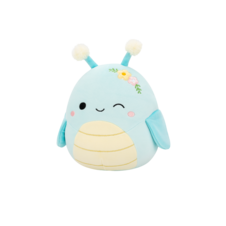 SQUISHMALLOWS Giles the Winking Blue Grasshopper W/Flowers