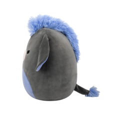 SQUISHMALLOWS Don the Charcoal and Periwinkle Donkey, 30 cm