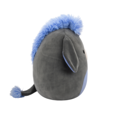 SQUISHMALLOWS Don the Charcoal and Periwinkle Donkey, 30 cm