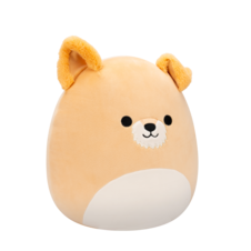 SQUISHMALLOWS Cooper the Tan Dog W/White Belly, 30 cm