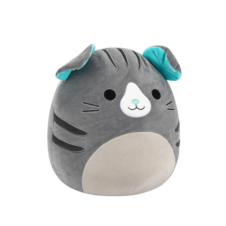 SQUISHMALLOWS Selly the Grey Scottish Fold Cat, 13 cm