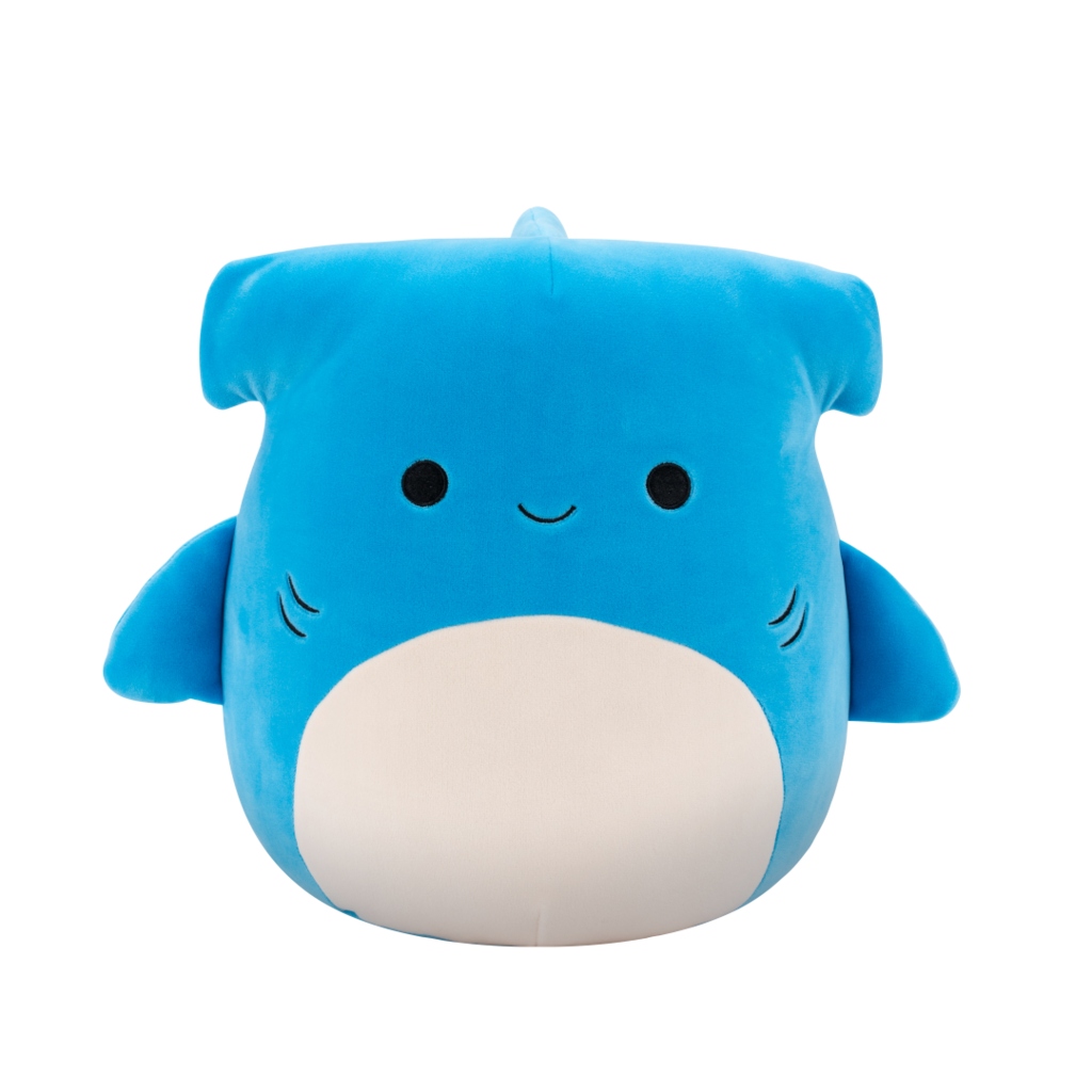 SQUISHMALLOWS Nitro the Blue Hammerhead Shark, 30 cm