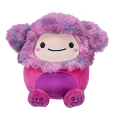 SQUISHMALLOWS Woxie the Magenta Bigfoot W/Multicolored Hair