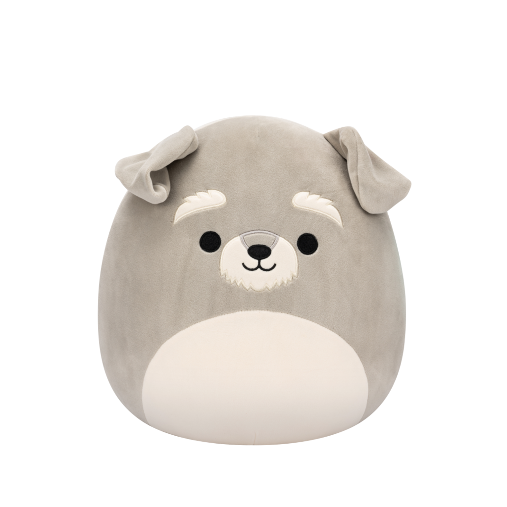 SQUISHMALLOWS Shaun the Grey Schnauzer, 30 cm