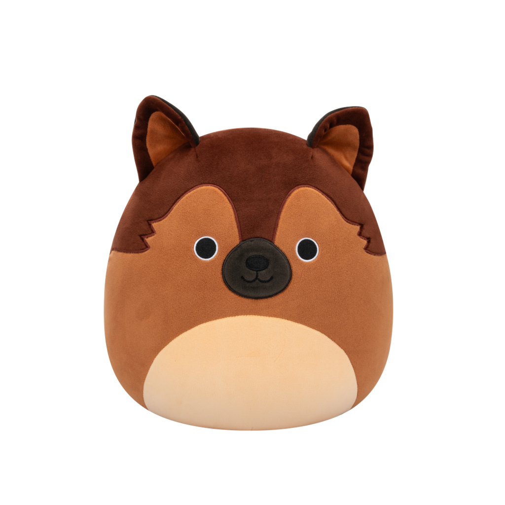 SQUISHMALLOWS Mario the Brown German Shepherd, 30 cm