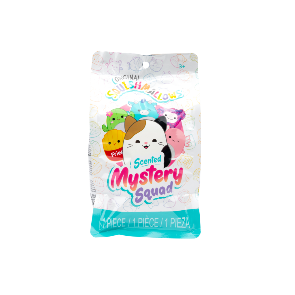 SQUISHMALLOWS Scented Mystery Bags - Fruits, 13 cm