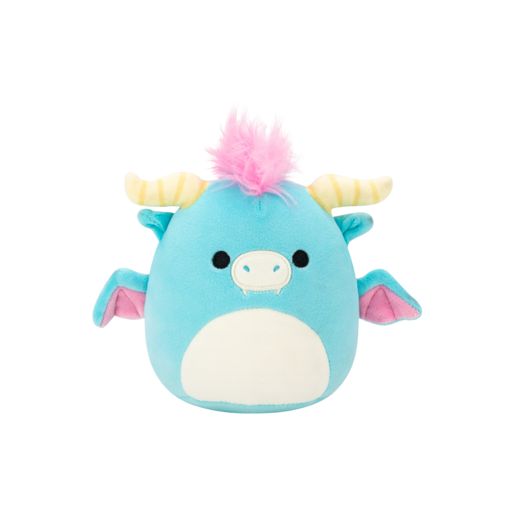 SQUISHMALLOWS Modrý drak - Byron, 13 cm