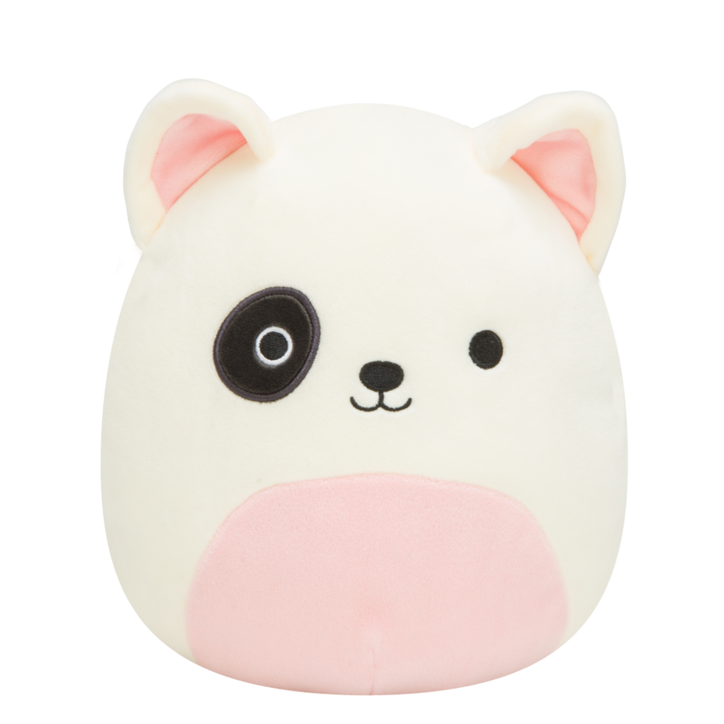 SQUISHMALLOWS Charlie the White Bull Terrier, 13 cm