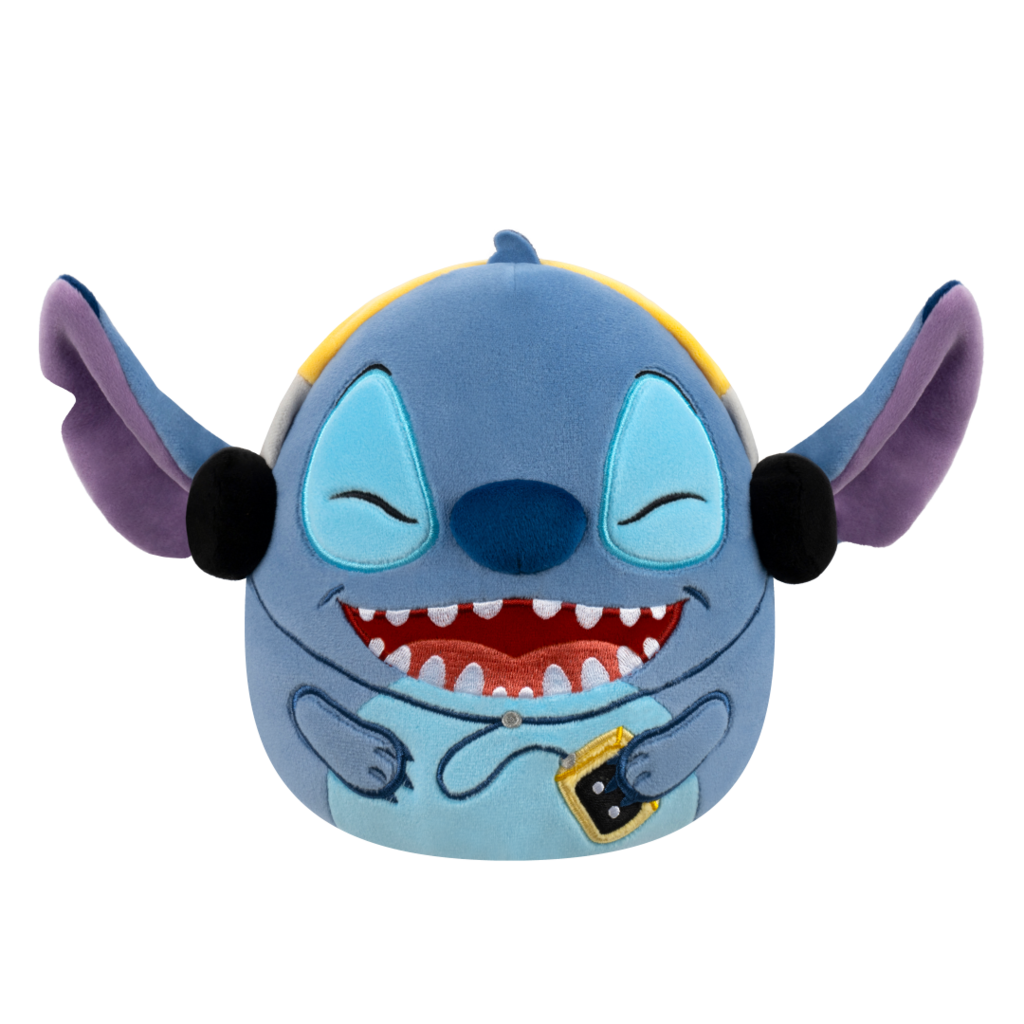 SQUISHMALLOWS Disney the Stitch w/ Headphones, 17 cm
