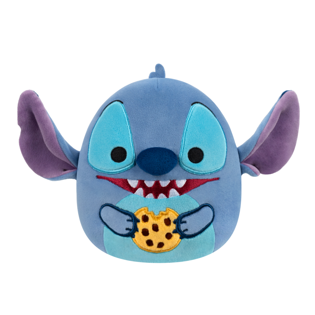 SQUISHMALLOWS Disney the Stitch Eating Rainbow Cookie, 17 cm