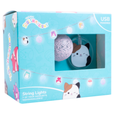 Squishmallows FIZZ Svetelná reťaz - Squish parta