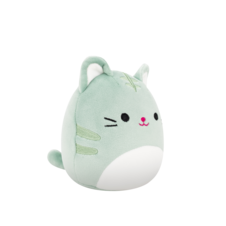 SQUISHMALLOWS Chase the Light Green Tabby Cat, 13 cm