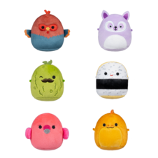SQUISHMALLOWS Micromallows 6Pack - Charles, Onel, Mo, Cookie, Reed, Layla