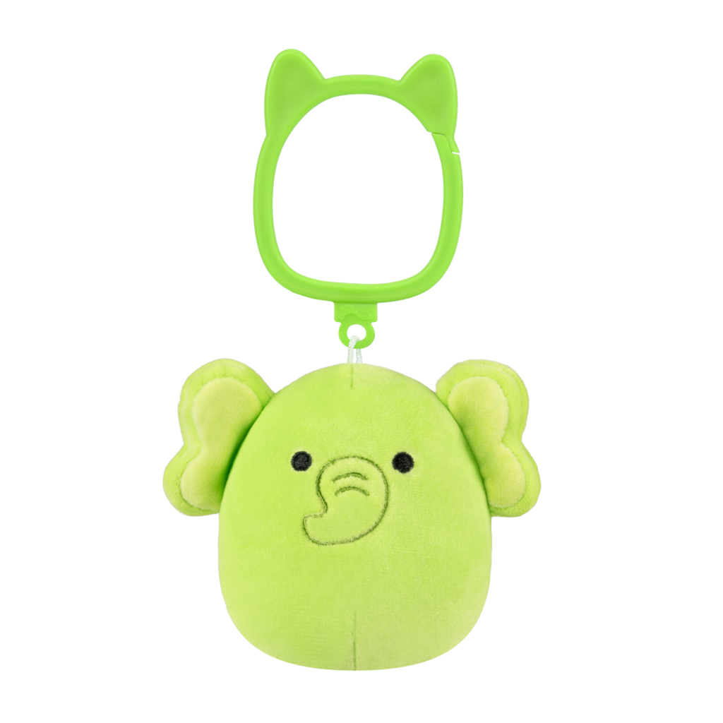 SQUISHMALLOWS Clip-On Franky the Lime Green Elephant 