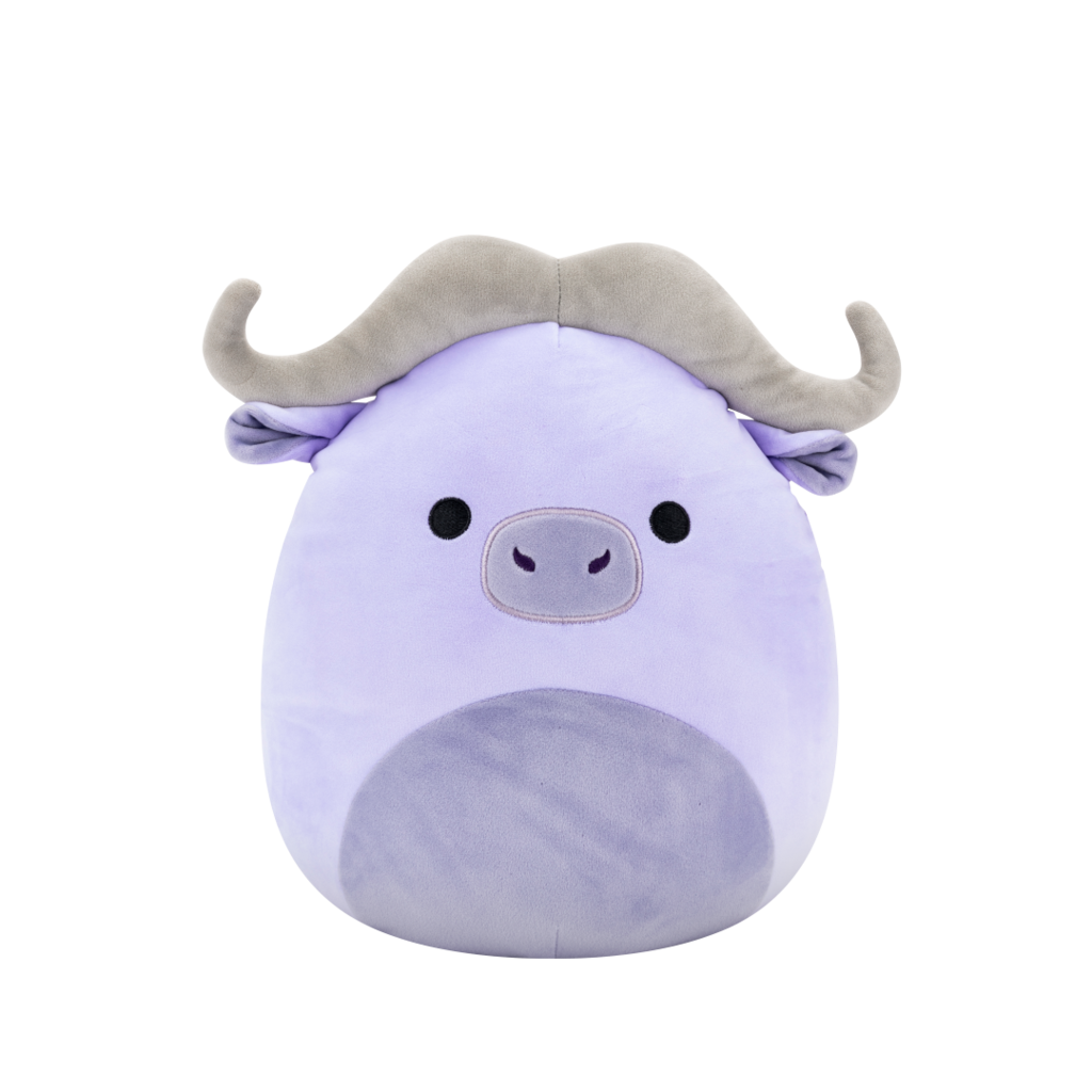 SQUISHMALLOWS Bradley the Purple Water Buffalo, 30 cm