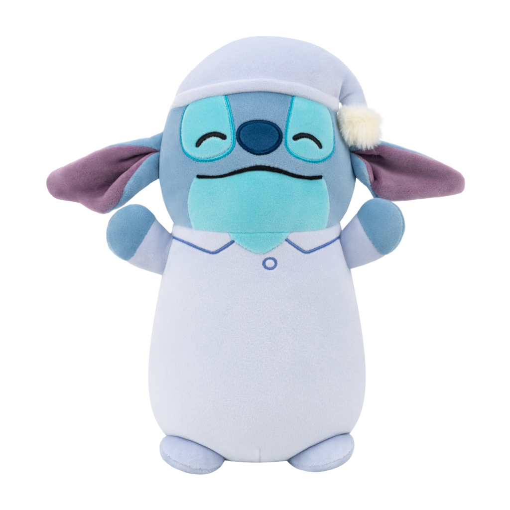 SQUISHMALLOWS Hugmees Disney Stitch v pyžame, 25 cm