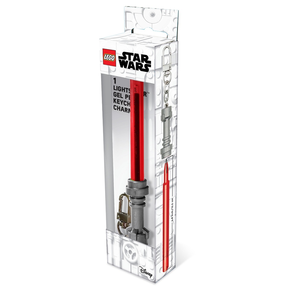 LEGO Star Wars gelové pero Světelný meč s klipem - červené - 53509_1.jpg