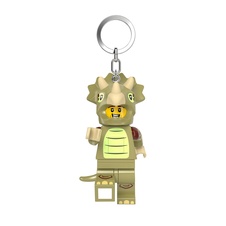 LEGO Minifigurines Keychain Light Triceratops Costume Fan