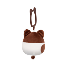 SQUISHMALLOWS Kľúčenka Tmavohnedá mačka - Glaudini
