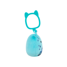 SQUISHMALLOWS Clip-On Garth the Teal Alien with Galaxy Belly 