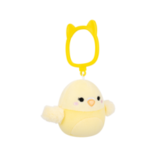 SQUISHMALLOWS Clip-On Shayna the Yellow Parakeet Bird 