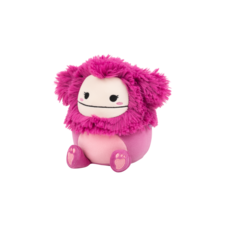 SQUISHMALLOWS Nanette the Raspberry Pink Bigfoot, 13 cm