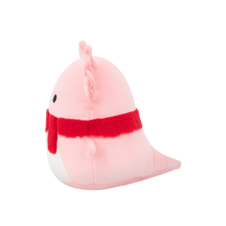 SQUISHMALLOWS Ružový axolotl so šálom - Archie, 30 cm