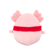 SQUISHMALLOWS Ružový axolotl so šálom - Archie, 30 cm