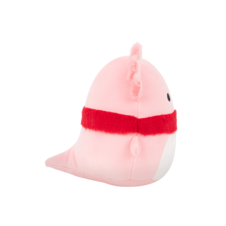 SQUISHMALLOWS Ružový axolotl so šálom - Archie, 30 cm