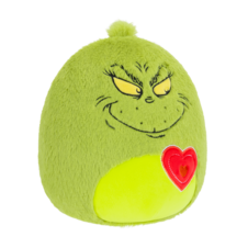SQUISHMALLOWS Fuzzamallows Grinch - Grinch so srdiečkom