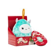 SQUISHMALLOWS Vianočná ozdoba Yeti - Yollie, 10 cm