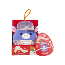 SQUISHMALLOWS Vánoční ozdoba Kráva louskáček - Ingred, 10 cm - SQXM01227_8.png