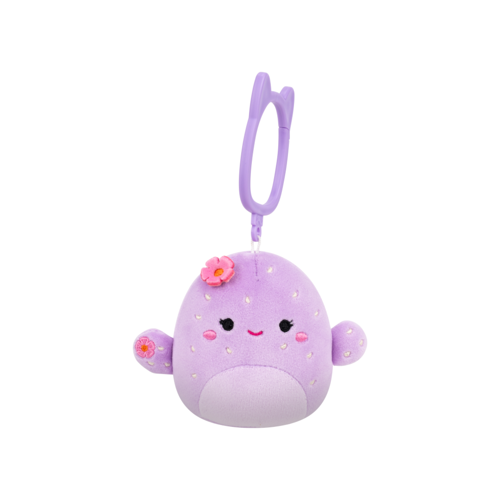 SQUISHMALLOWS Clip-On Adrienne the Purple Barrel Cactus 