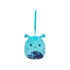 SQUISHMALLOWS Clip-On Garth the Teal Alien with Galaxy Belly