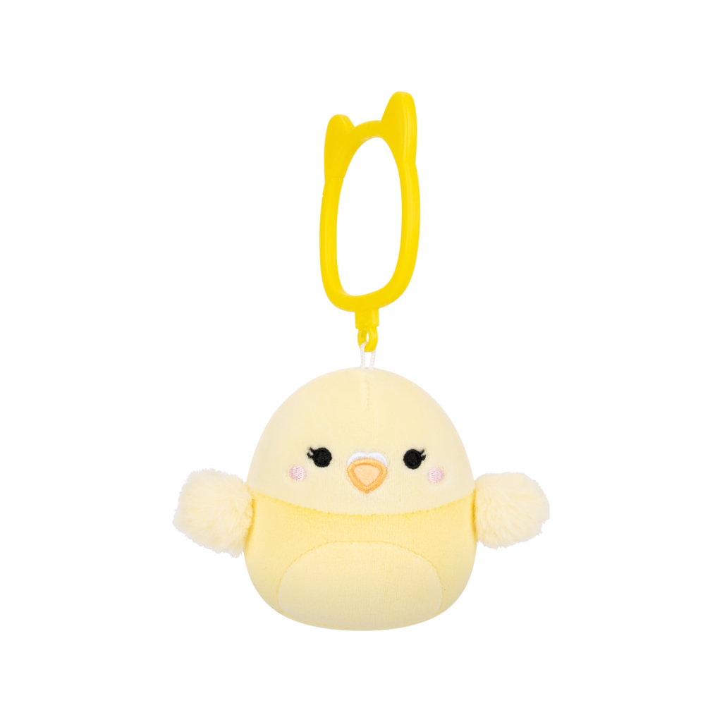 SQUISHMALLOWS Clip-On Shayna the Yellow Parakeet Bird 