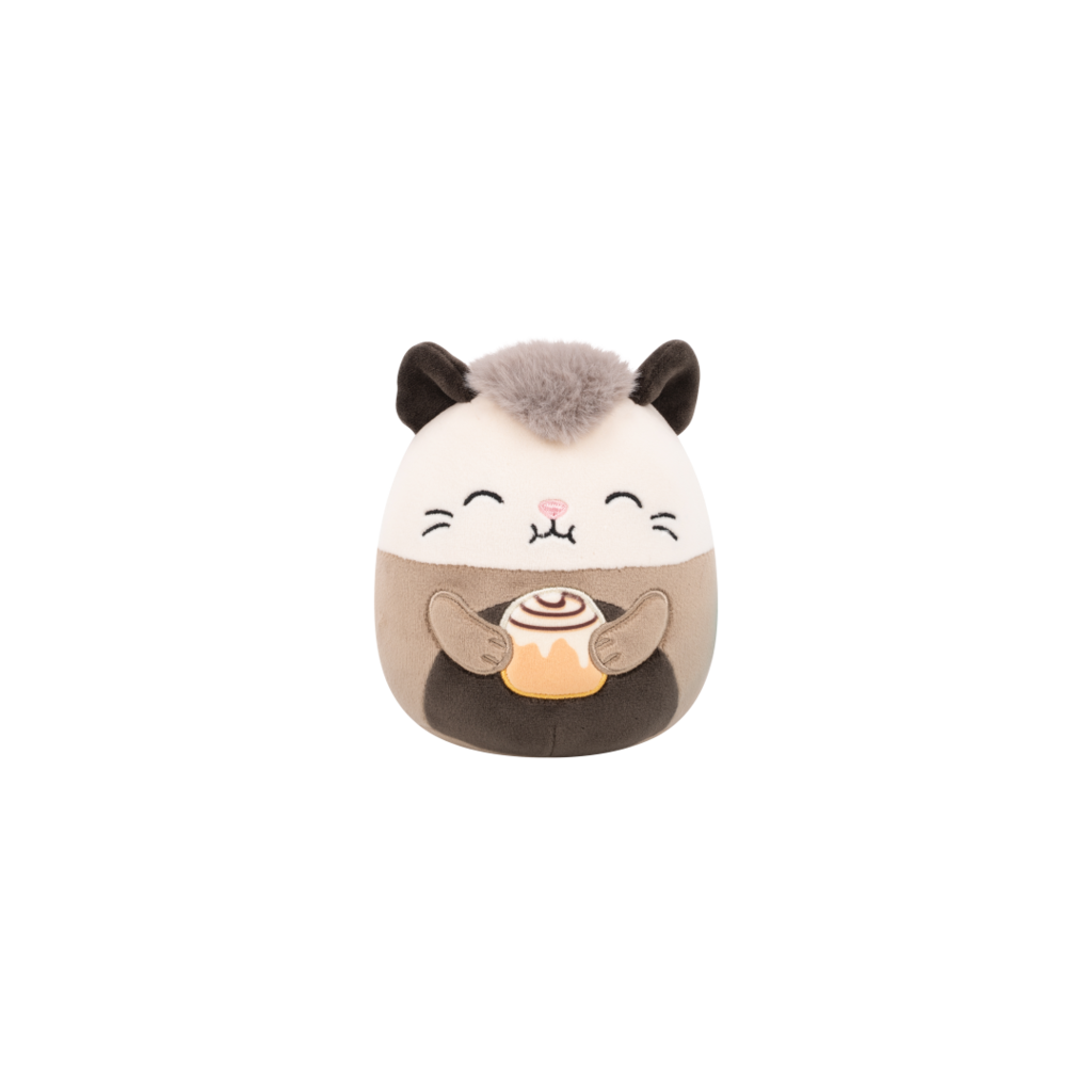 SQUISHMALLOWS Luanne the Possum with Cinnamon roll, 13 cm