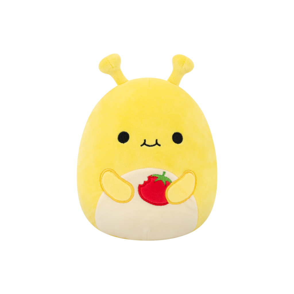 SQUISHMALLOWS Zarina the Yellow Banana Slug with Tomato
