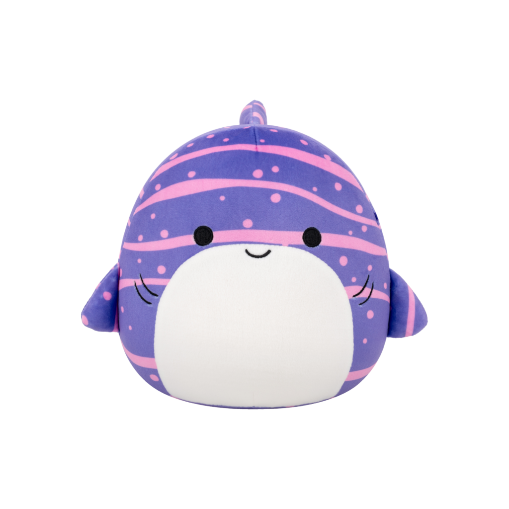 SQUISHMALLOWS Tizziano the Purple Striped Whale Shark, 30 cm
