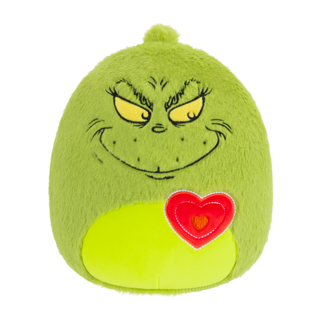 SQUISHMALLOWS Fuzzamallows Grinch - Grinch se srdíčkem