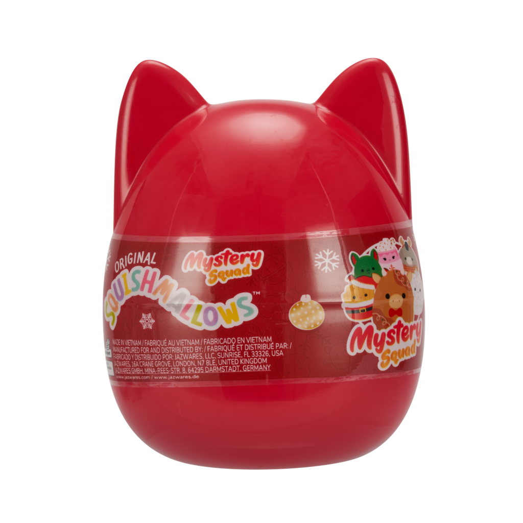SQUISHMALLOWS Mystery vánoční kapsle, 10 cm